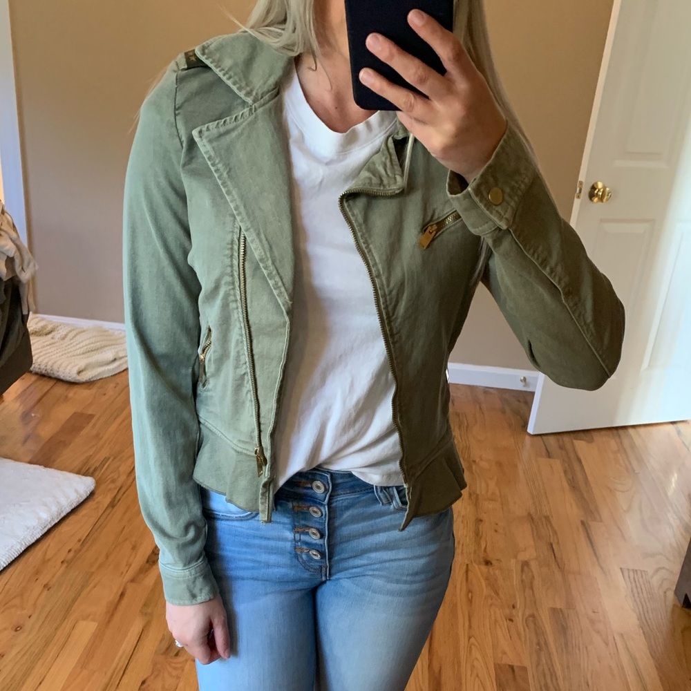 Olive utility jacket